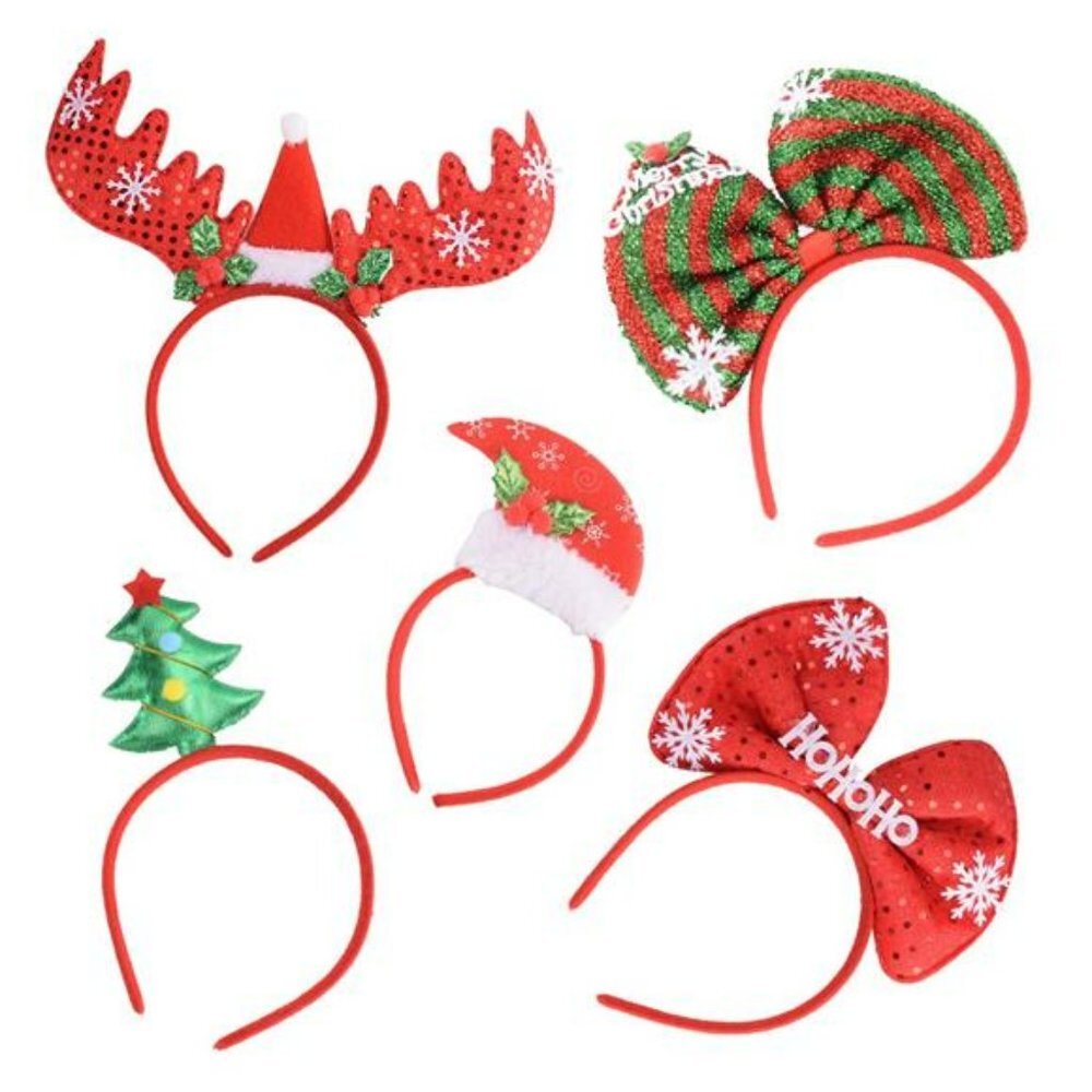 12 PCS Christmas Headband Toppers